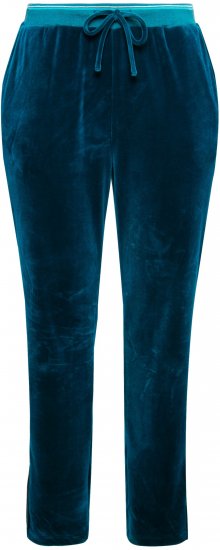Ulla Popken Velvet Leggings Blue - Džíny & Kalhoty ve Velkých Velikostech – Plus Size - 