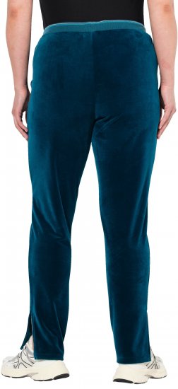 Ulla Popken Velvet Leggings Blue - Džíny & Kalhoty ve Velkých Velikostech – Plus Size - 
