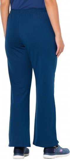 Ulla Popken Tracksuit Pants Blue - Džíny & Kalhoty ve Velkých Velikostech – Plus Size - 