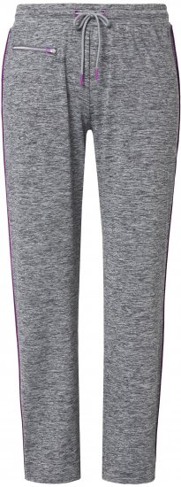 Ulla Popken Quick Drying Jogging Pants Grey - Džíny & Kalhoty ve Velkých Velikostech – Plus Size - 