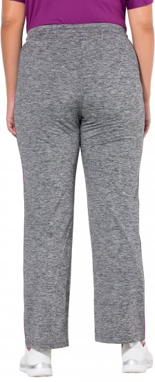Ulla Popken Quick Drying Jogging Pants Grey - Džíny & Kalhoty ve Velkých Velikostech – Plus Size - 