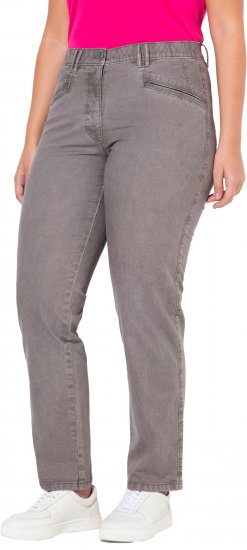 Ulla Popken Tapered Leg Mony Pants Black - Džíny & Kalhoty ve Velkých Velikostech – Plus Size - 