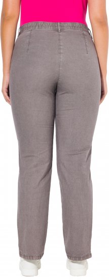 Ulla Popken Tapered Leg Mony Pants Black - Džíny & Kalhoty ve Velkých Velikostech – Plus Size - 