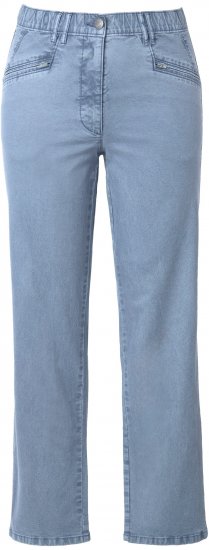 Ulla Popken Tapered Leg Mony Pants Atlantic Blue - Džíny & Kalhoty ve Velkých Velikostech – Plus Size - 