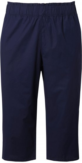 Ulla Popken Stretch Fit Paper Bag Culottes Navy - Džíny & Kalhoty ve Velkých Velikostech – Plus Size - 