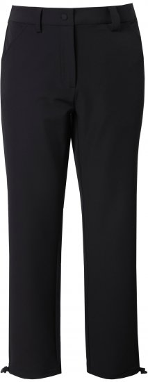 Ulla Popken Triple Function Comfort Waist Softshell Pants Black - Džíny & Kalhoty ve Velkých Velikostech – Plus Size - 