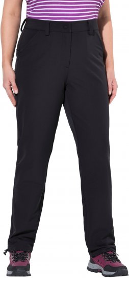 Ulla Popken Triple Function Comfort Waist Softshell Pants Black - Džíny & Kalhoty ve Velkých Velikostech – Plus Size - 
