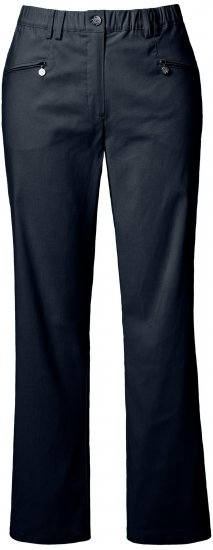 Ulla Popken Thermal Stretch Fit Mony Pants Navy Blue - Džíny & Kalhoty ve Velkých Velikostech – Plus Size - 