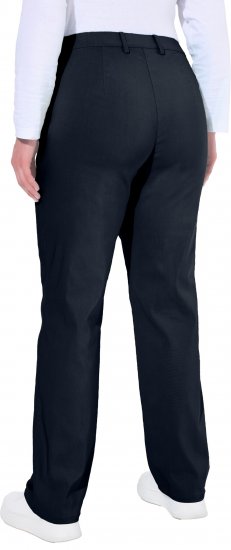 Ulla Popken Thermal Stretch Fit Mony Pants Navy Blue - Džíny & Kalhoty ve Velkých Velikostech – Plus Size - 