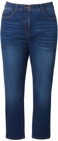 Ulla Popken Stretch Fit Jeans Light Blue Denim - Džíny & Kalhoty ve Velkých Velikostech – Plus Size - 