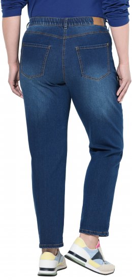 Ulla Popken Stretch Fit Boyfriend Jeans Blue - Džíny & Kalhoty ve Velkých Velikostech – Plus Size - 