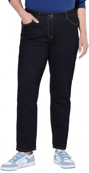 Ulla Popken Stretch Fit Boyfriend Jeans Denim Blue - Džíny & Kalhoty ve Velkých Velikostech – Plus Size - 
