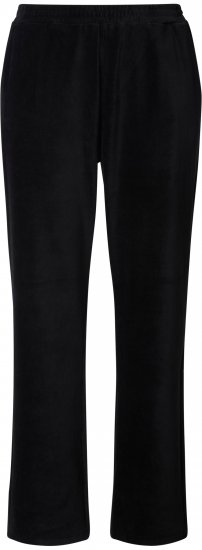 Ulla Popken Corduroy Elastic Waist Pants Black - Džíny & Kalhoty ve Velkých Velikostech – Plus Size - 
