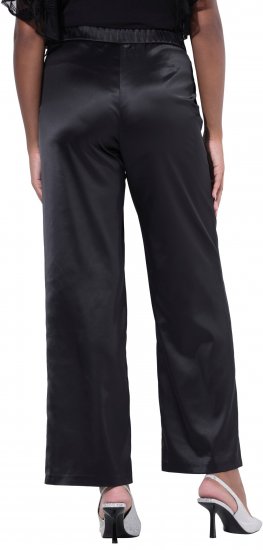 Ulla Popken Rhinestone Detail Comfort Waist Pants Black - Džíny & Kalhoty ve Velkých Velikostech – Plus Size - 