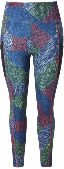 Ulla Popken Quick Drying Stitch Print Performance Leggings Grey - Džíny & Kalhoty ve Velkých Velikostech – Plus Size - 