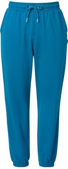 Ulla Popken Contrast Piping Joggers Blue - Džíny & Kalhoty ve Velkých Velikostech – Plus Size - 