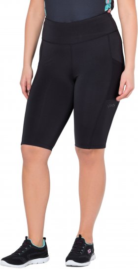 Ulla Popken Quick Drying Performance Shorts Black - Džíny & Kalhoty ve Velkých Velikostech – Plus Size - 