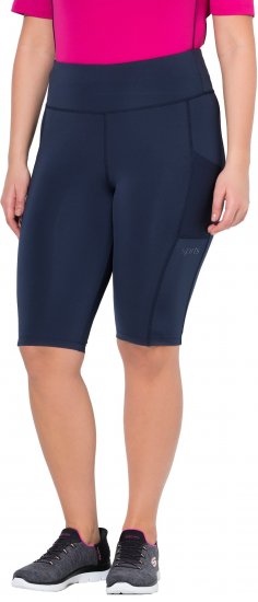 Ulla Popken Quick Drying Performance Shorts Grey - Džíny & Kalhoty ve Velkých Velikostech – Plus Size - 