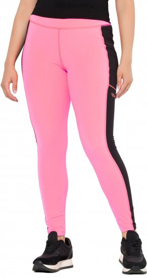 Ulla Popken Quick Drying Sports Leggings Pink - Džíny & Kalhoty ve Velkých Velikostech – Plus Size - 