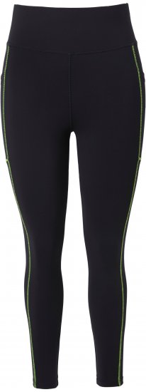 Ulla Popken Neon Seam Quick Drying Performance Leggings Black - Džíny & Kalhoty ve Velkých Velikostech – Plus Size - 