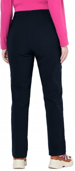 Ulla Popken Bengaline Elastic Waist Pants Navy - Džíny & Kalhoty ve Velkých Velikostech – Plus Size - 