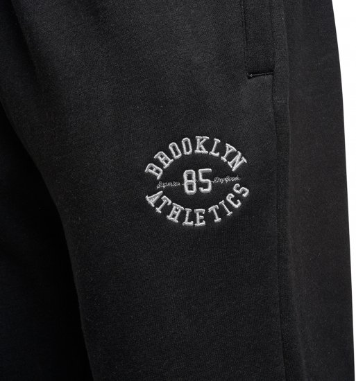 Kam Jeans 242 Brooklyn Athletics Jog Pants Black - Tepláky & kraťasy - Tepláky a Teplákové Kraťasy 2XL-12XL