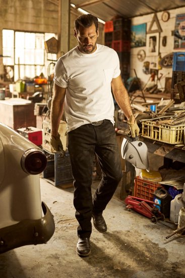 JP1880 Leather Pants Regular Fit Buffalo Nubuck Dark Brown - Džíny & kalhoty - Džíny a Kalhoty - W40-W70