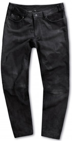 JP1880 Leather Pants Regular Fit Buffalo Nubuck Dark Brown - Džíny & kalhoty - Džíny a Kalhoty - W40-W70