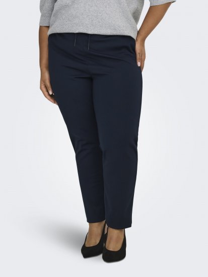 Only Carmakoma Goldtrash Classic Pants Navy - Kalhoty - 
