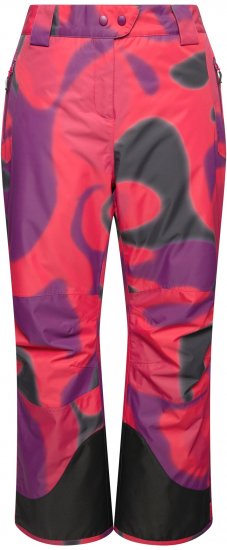 Ulla Popken Hyprar Ski Pants Waterproof Velcro Closure Shaped Knees Berry Pink - Džíny & Kalhoty ve Velkých Velikostech – Plus Size - 