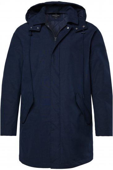Boston Park 844403 Parka with Hood Navy - Bundy - Bundy Nadměrné Velikosti - 2XL-8XL