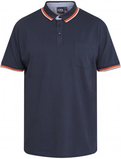 North Latitude 61128 Superflex Piké Polokošile Námořnická Modrá - Polokošile - Polokošile 2XL-8XL - Trička s límečkem 2XL-8XL