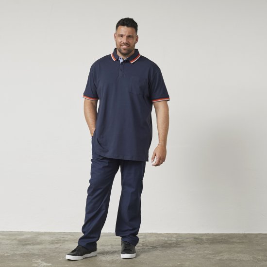 North Latitude 61128 Superflex Piké Polokošile Námořnická Modrá - Polokošile - Polokošile 2XL-8XL - Trička s límečkem 2XL-8XL