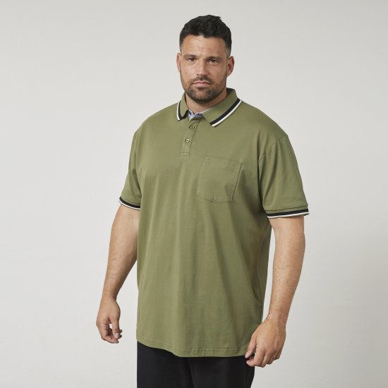 North Latitude 61128 Superflex Piké Polokošile Olivově Zelená - Polokošile - Polokošile 2XL-8XL - Trička s límečkem 2XL-8XL