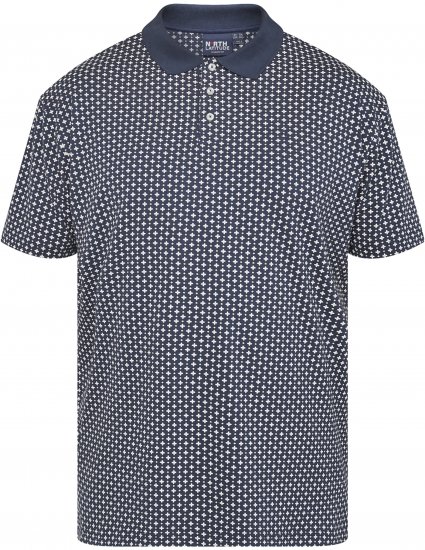 North Latitude 61134 Jersey Polokošile s Celoplošným Potiskem Námořnická Modrá - Polokošile - Polokošile 2XL-8XL - Trička s límečkem 2XL-8XL