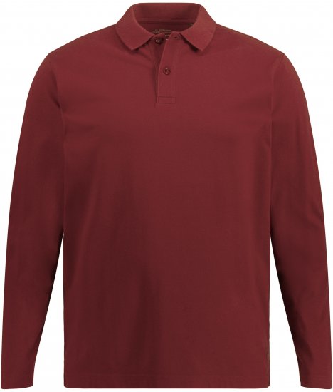 JP1880 Polo Shirt Long Sleeve Piqué Red - Polokošile - Polokošile 2XL-8XL - Trička s límečkem 2XL-8XL