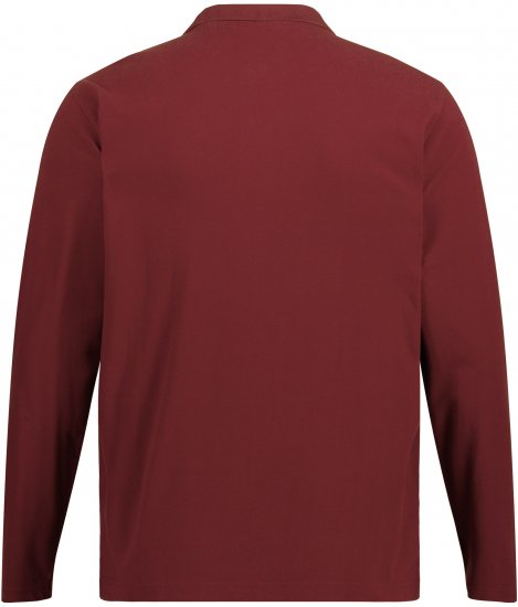 JP1880 Polo Shirt Long Sleeve Piqué Red - Polokošile - Polokošile 2XL-8XL - Trička s límečkem 2XL-8XL