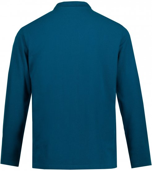 JP1880 Polo Shirt Long Sleeve Pique Blue - Polokošile - Polokošile 2XL-8XL - Trička s límečkem 2XL-8XL