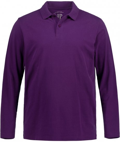 JP1880 Polo Shirt Long Sleeve Pique Purple - Polokošile - Polokošile 2XL-8XL - Trička s límečkem 2XL-8XL