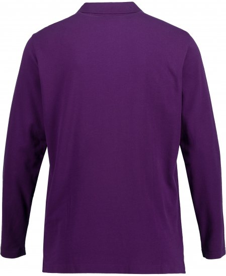 JP1880 Polo Shirt Long Sleeve Pique Purple - Polokošile - Polokošile 2XL-8XL - Trička s límečkem 2XL-8XL