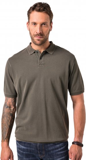 JP1880 Polo Shirt Pique Vintage Mocha - Polokošile - Polokošile 2XL-8XL - Trička s límečkem 2XL-8XL
