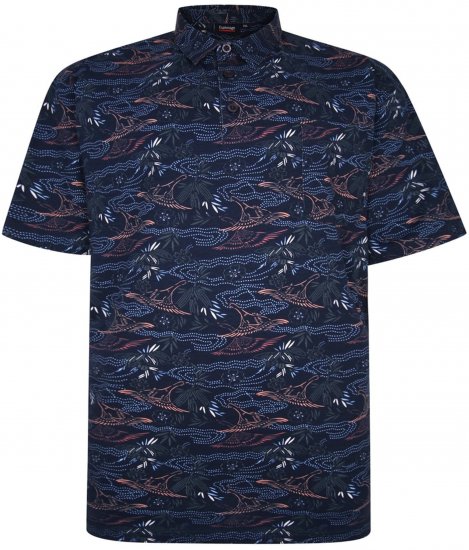 Espionage P177 All Over Print Polo Navy - Polokošile - Polokošile 2XL-8XL - Trička s límečkem 2XL-8XL