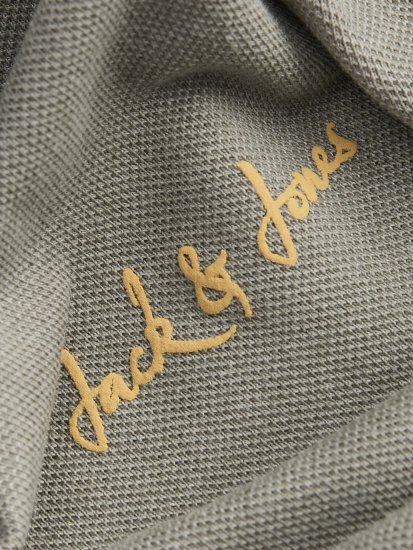 Jack & Jones Blaze Short Sleeve Polo Grey - Polokošile - Polokošile 2XL-8XL - Trička s límečkem 2XL-8XL