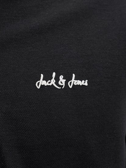 Jack & Jones Blaze Short Sleeve Polo Black - Polokošile - Polokošile 2XL-8XL - Trička s límečkem 2XL-8XL