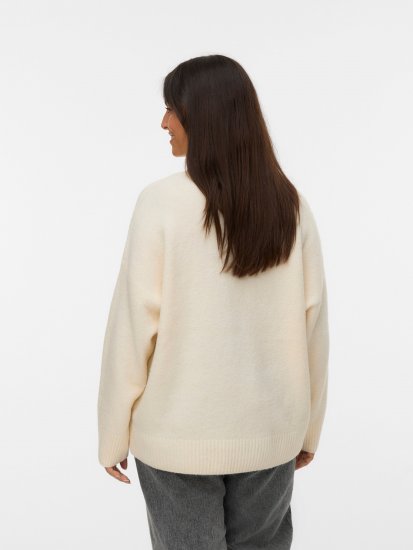 Vero Moda Boom Long Sleeve Pullover Birch - Pletené svetry - 