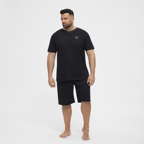 North Latitude Pyjama Shorts Black - Pyžama/oblečení pro volný čas - Pyžama/oblečení pro volný čas 2XL-10XL