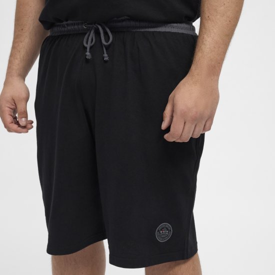 North Latitude Pyjama Shorts Black - Pyžama/oblečení pro volný čas - Pyžama/oblečení pro volný čas 2XL-10XL