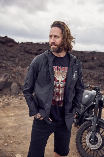 JP1880 Iron Maiden Rain Jacket Black - Sportovní oblečení - Sportovní Oblečení 2XL-10XL