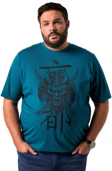 Men Plus T-Shirt Short Sleeve Lagoon Green - Trička - Trička nadměrné velikosti - 2XL-14XL