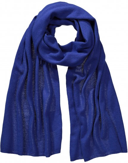 Ulla Popken Virgin Wool Cashmere Mix Scarf Deep Aqua - Doplňky - 